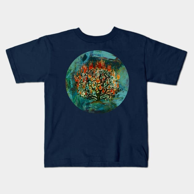 Exodus (Back Print on Tee) Kids T-Shirt by THER0CH